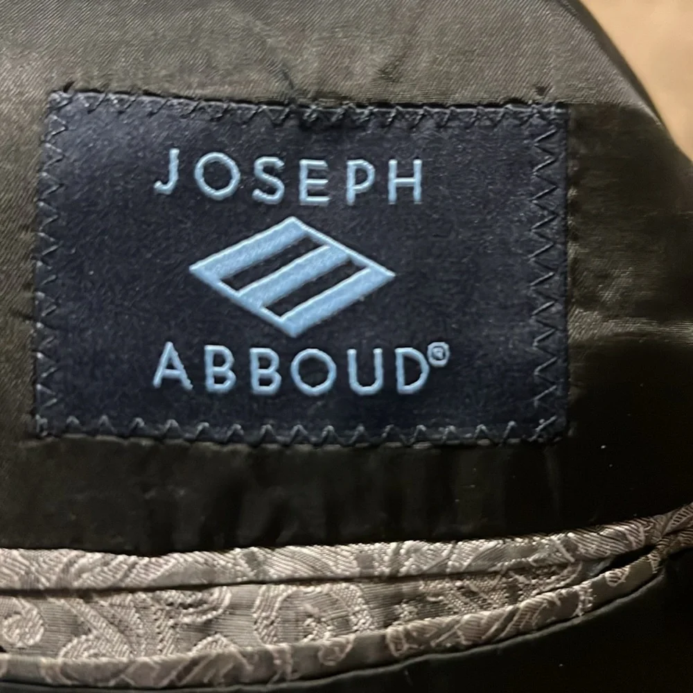 Joseph Abboud mens black lightweight wool jacket